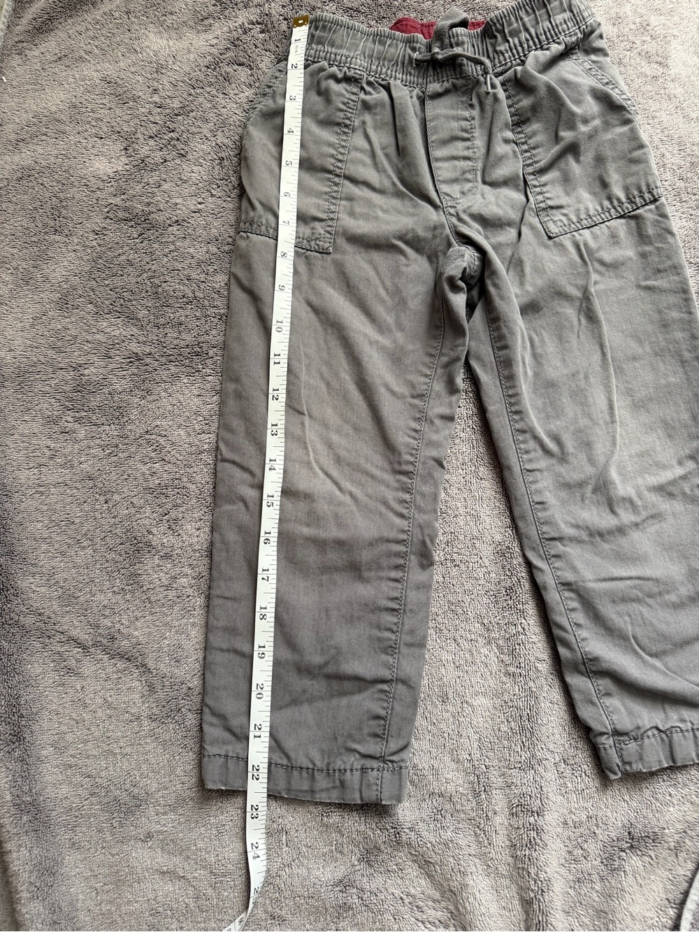 Kids Grey Drawstring Pants - Picture 4 of 9